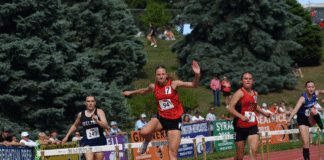 Zwingman medals in 300 hurdles