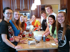 PJCC Prayer Group Bakes Christmas Cookies. Submitted