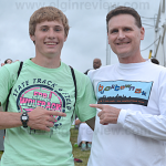 Ryan Pelster (l) has been eyeing Dale Mackel's two mile record throughout his career. Photo submitted