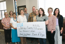Bank of Elgin supports new 4-H youth enrichment center 4 H Bank of Elgin check presentation Elgin Nebraska Antelope County Nebraska news Elgin Review 2023 6290 4 col cmyk