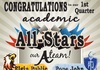 Academic All-Stars 1st Quarter
