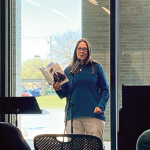 Author shares poems from new book BookFairJohnson Bartee 2 col cmyk