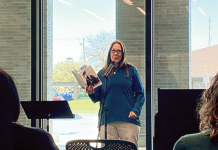 Author shares poems from new book BookFairJohnson Bartee 2 col cmyk
