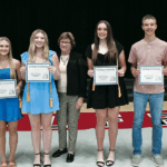 EPS recognizes students for academic success during 2024/25 Dallmont Erickson 5 col cmyk.web