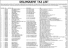 Delinquent Tax List