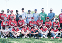Dads sweep doubleheader over Elgin Pony 14&U baseball team