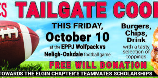 Elgin TeamMates Tailgate event is this Friday