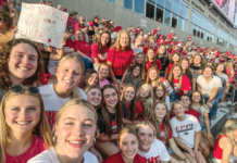 EPPJ netters part of ‘Volleyball Day in Nebraska’ Volleyball team selfie IMG 7386 cmyk