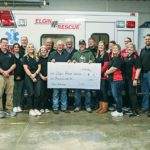 Kalvelage Trust donates to new ambulance ambulance check 4 col cmyk.web