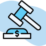 Date set for public hearing on 2023/24 city budget gavel & dollar