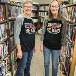 Librarians’ Bode and Gunderson are a team extraordinaire jane library pic 4 col cmyk