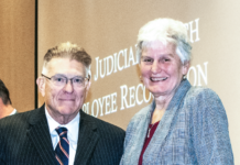 Mitchell earns recognition as top clerk magistrate linda mitchell award 3 col cmyk