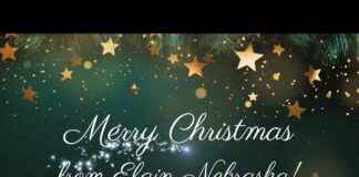 Christmas Greetings from Elgin, Nebraska 31082