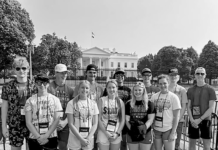 EHS students travel to D.C., New York washington 3 col bw